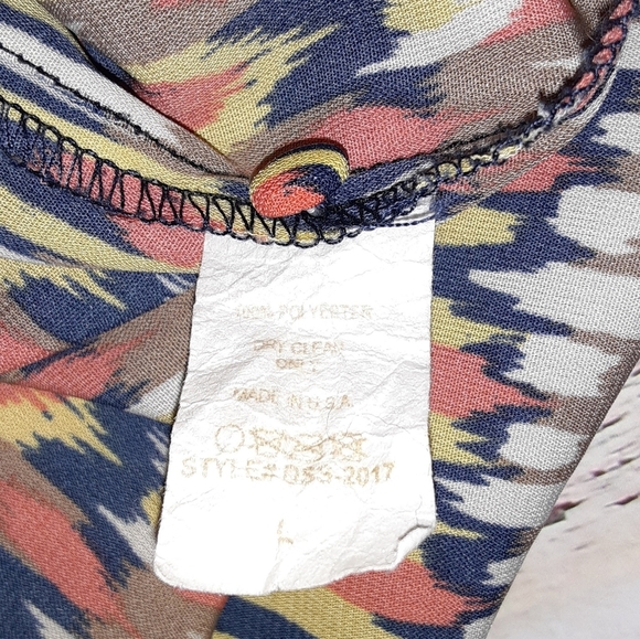 Veronica M Multi Color Shirt Dress - Picture 3 of 3